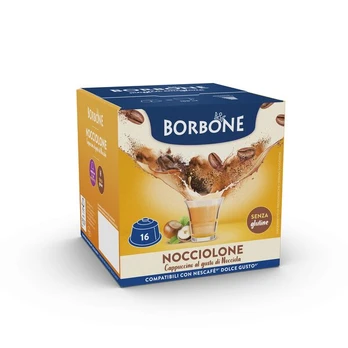 Borbone Nocciolone kavos gėrimo kapsulės, 16 vnt.