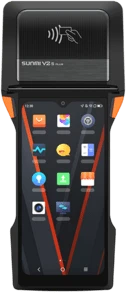 SUNMI V2s PLUS, GPS, USB-C, BT, Wi-Fi, 4G, NFC, Android, GMS