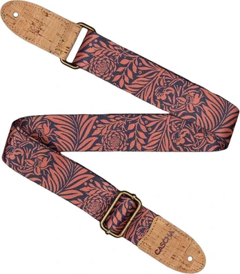 Diržas ukulelei Cascha Vegan - Rose Jungle CUS-VC7