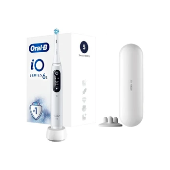 Elektrinis dantų šepetėlis Oral-B Oral-B iO 6, baltas