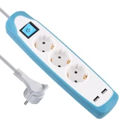 Buitinis ilgintuvas Electraline, 3 x 1 mm², 2 m, 3 lizdų kaina