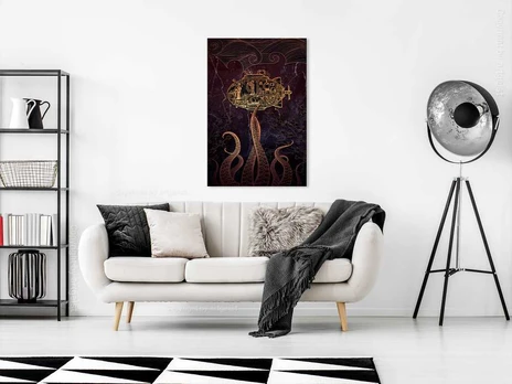 Artgeist Paveikslas - Golden Submarine (1 Part) Vertical