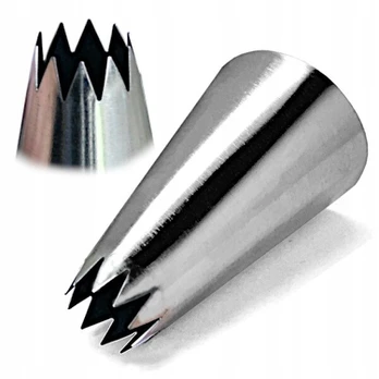 Konditerijos antgalis "žvaigždė" 10 mm, 10 dantukų