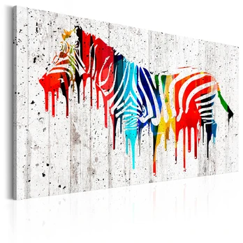 Artgeist Paveikslas - Colourful Zebra