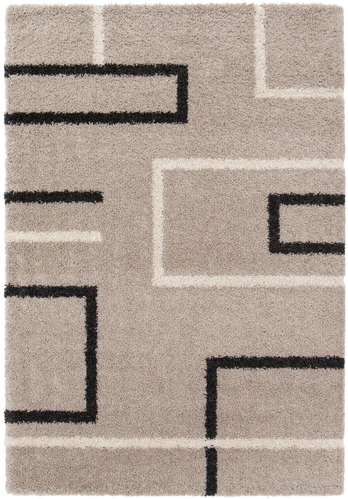 Kilimas Gipsy, 160 x 230 cm, 100% perdirbtas poliesteris, rusvas