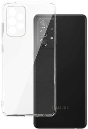 Dėklas Topt Galinis dangtelis 2 mm idealiai tinkantis Samsung Galaxy A52/A52S skaidrus