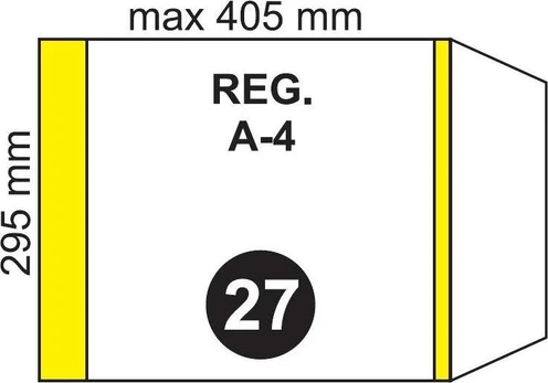 Folplast Reguliuojamo epidermio A4 NR. 27 (20 vt)