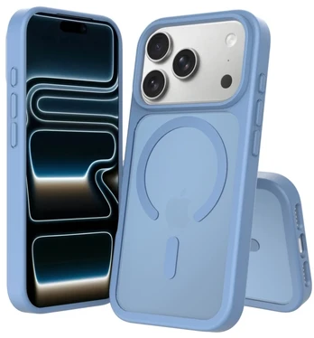 Dėklas Screenor ICY iPHONE 18 PRO/17 PRO MAGSAFE Mėlynas