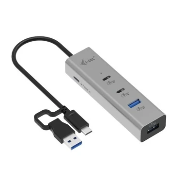 I-tec Universal Charging Metal HUB 2x USB-C + 2x USB-A Port, PD 85W