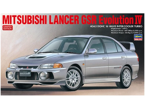 Hasegawa - Mitsubishi Lancer GSR Evolution IV, 1/24, 20726