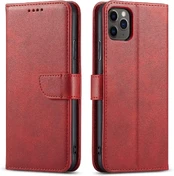 Dėklas Wallet Case Samsung A125 A12 / M127 M12 raudonas kaina