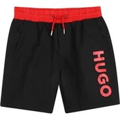 HUGO Plaukimo šortai G01185 S Juoda Regular Fit