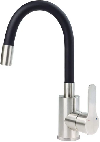 Praustuvo maišytuvas Deante Lupo BLU_B240, Black/Steel