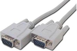 Kabelis D-Sub (VGA) - D-Sub (VGA) 3m balta