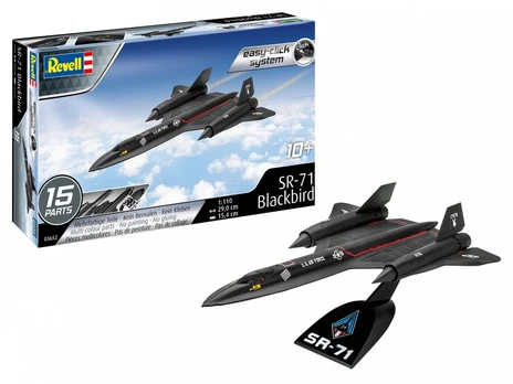 Plastic model plane SR-71 Blackbird Easy-Click 1/110