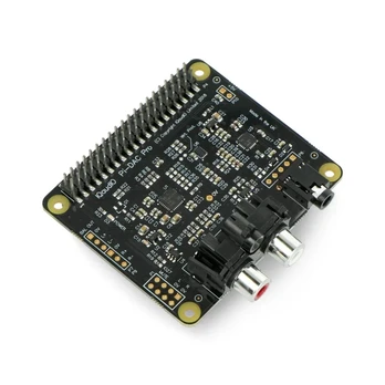 IQaudIO DAC+ - garso plokštė Raspberry Pi 4B/3B+/3B