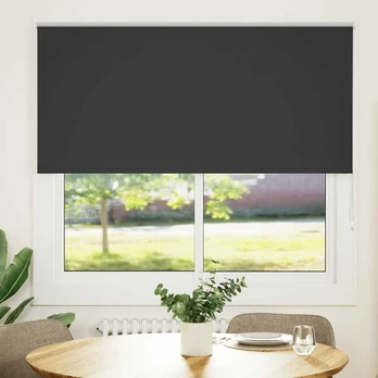 Assorted Color Fabric and Blackout Roller Blinds : Dydis - 145 x 150 cm, Spalva - Juoda