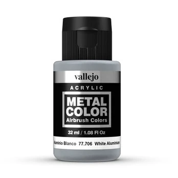 Vallejo Metal Colors 706 White Aluminium 32 ml