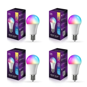 Išmanioji LED RGB lempa, 4 vnt.