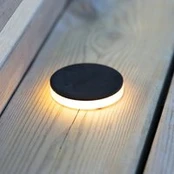 Sodas 24 Decklight juodas 3W šoninis Ø6cm