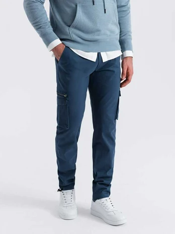 Blue men's pants mėlynas