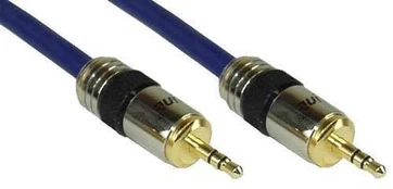 „Kabelis InLine“ lizdas 3,5 mm – 3,5 mm lizdas, 2 m mėlyna (99952P)