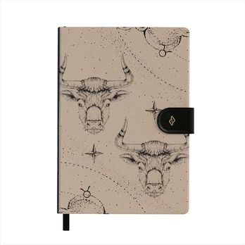 Taurus - Notebook, A5 (14.8 x 21cm) / Lined / Beige