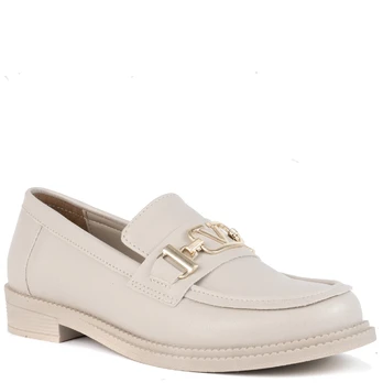 Loaferiai moterims, Smėlio, Loafers, VAA6016-25103