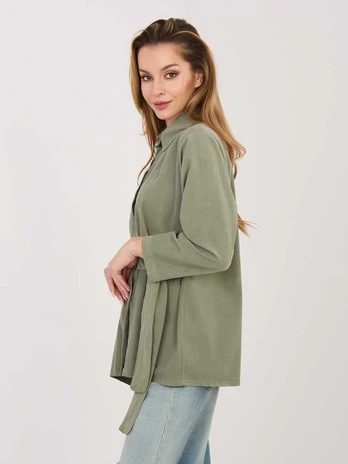 Palaidinė oversize chaki spalvos