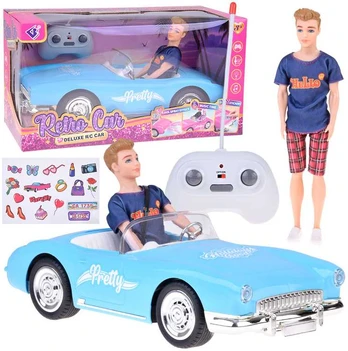 Remote Control Car Retro Cadillac with Doll – Stylish Driver, Ride with Class RC0746