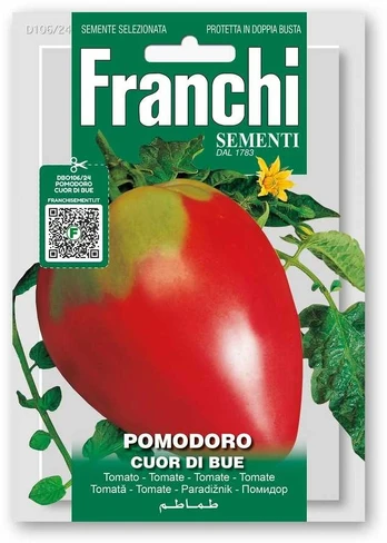 Pomidorai valgomieji 'CUOR DI BUE'
