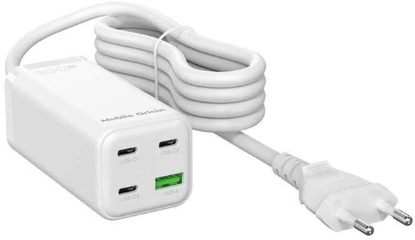 Mobile Origin GaN 100W Compact MultiHub Charger PW18 with 3x USB-C + USB-A