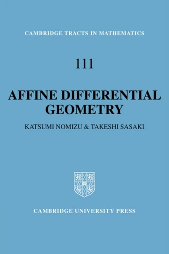 Affine Differential Geometry