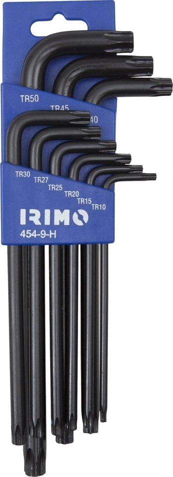L-formos raktų Torx rinkinys 9 vnt TR10-TR50 Irimo