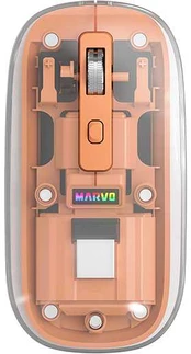Orange Bevielė pelė, Marvo PRISM B10 Oranžinis, oranžinė, optinė, 1600DPI