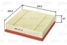 Oro filtras VALEO 585207 kaina