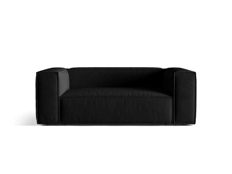 Sofa, Nuria, 2 vietų, 110x170x72, juoda
