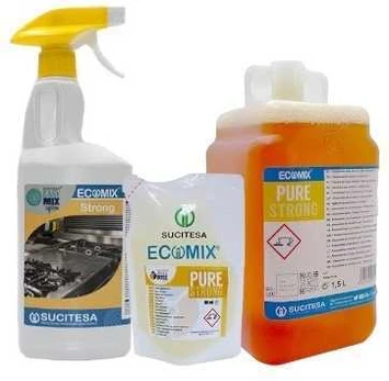 Sucitesa Ecomix Pure Strong riebalų valiklis (koncentratas) - 1 MINI + ERGO buteliukas