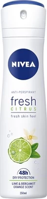 Purškiamas dezodorantas Nivea Fresh Citrus moterims,150 ml kaina