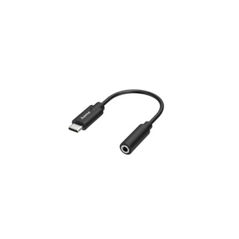Hama Audio Adapter, USB-C plug, 3.5mm jack socket - Adapter