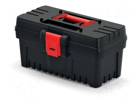 Chest | tool case | black | polymer | DARK | 360x193x186mm | 10kg