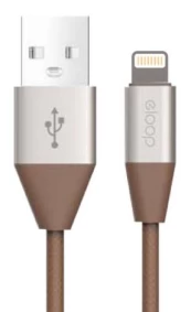 Orsen S31 Lightning Cable 2.1A 1.2m brown kaina