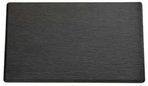 aps Serveringplade 1/1 GN 53x32.5 cm Melamin Skiferlook sort,1 stk