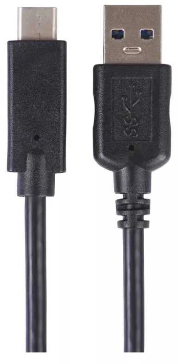 Emos USB-A 3.0 / USB-C 3.1 Quick Charge Cable, 1m, juodas