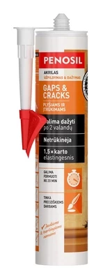 Akrilinis hermetikas Penosil Gaps&Cracks, 310 l, balta
