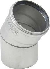 Blücher bøjn. 30.0° 110mm - m.O-ring. syrefast RF