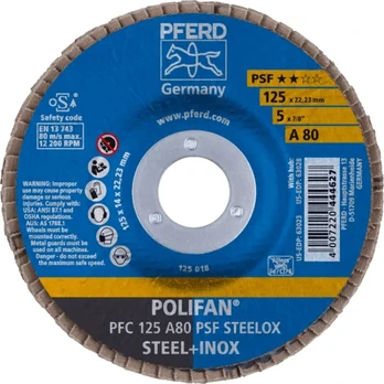 Šlifavimo diskas PFERD PFC125 A PSF 80