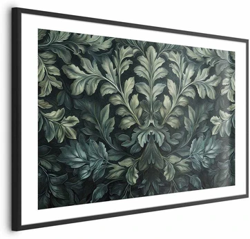 Artgeist Plakatas - Victorian Leaves in Dark Greens