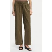 ONLY Medžiaginės kelnės Tizana 15319090 Žalia Regular Fit