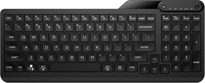 HP 460 Multi-Device Bluetooth Keyboard, 660 g, 426 mm, 162.7 mm, 29.5 mm, 840 g, 153 mm